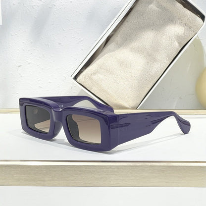 JACQU JAC235 TOP QUALITY Fashion Light Luxury Heavy Plate Square Vacation UV-proof Men's and Women's Sunglasses