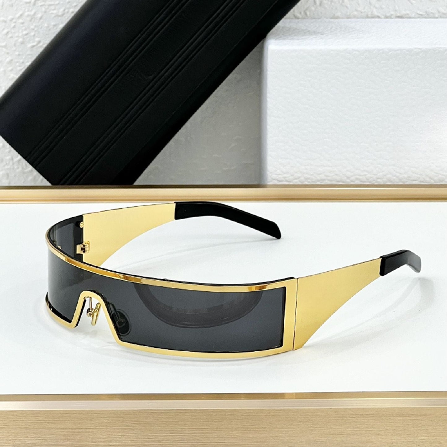 D New Fashion Design Headband Sunglasses Xiaohongshu Same Outdoor Sports Sunglasses High Sense of Tide Punk