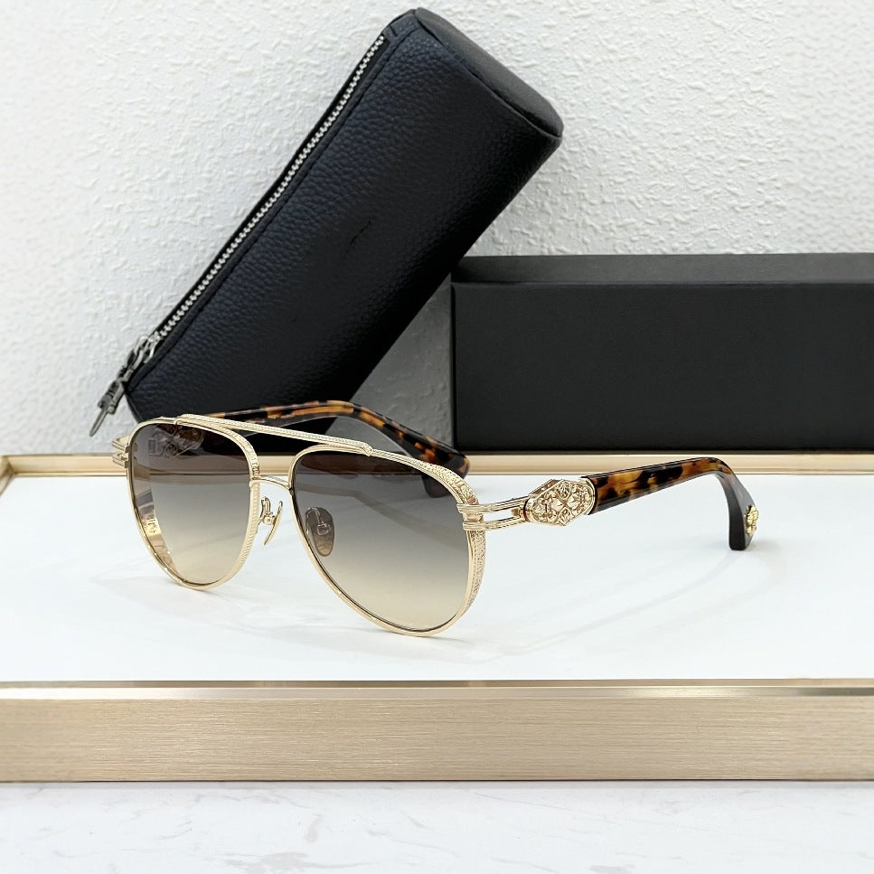 Croix Cross-border Titanium Edition Metal Sunglasses High-end Luxury Sunglasses Men's Party Street Shooting Cool Trend CH8308