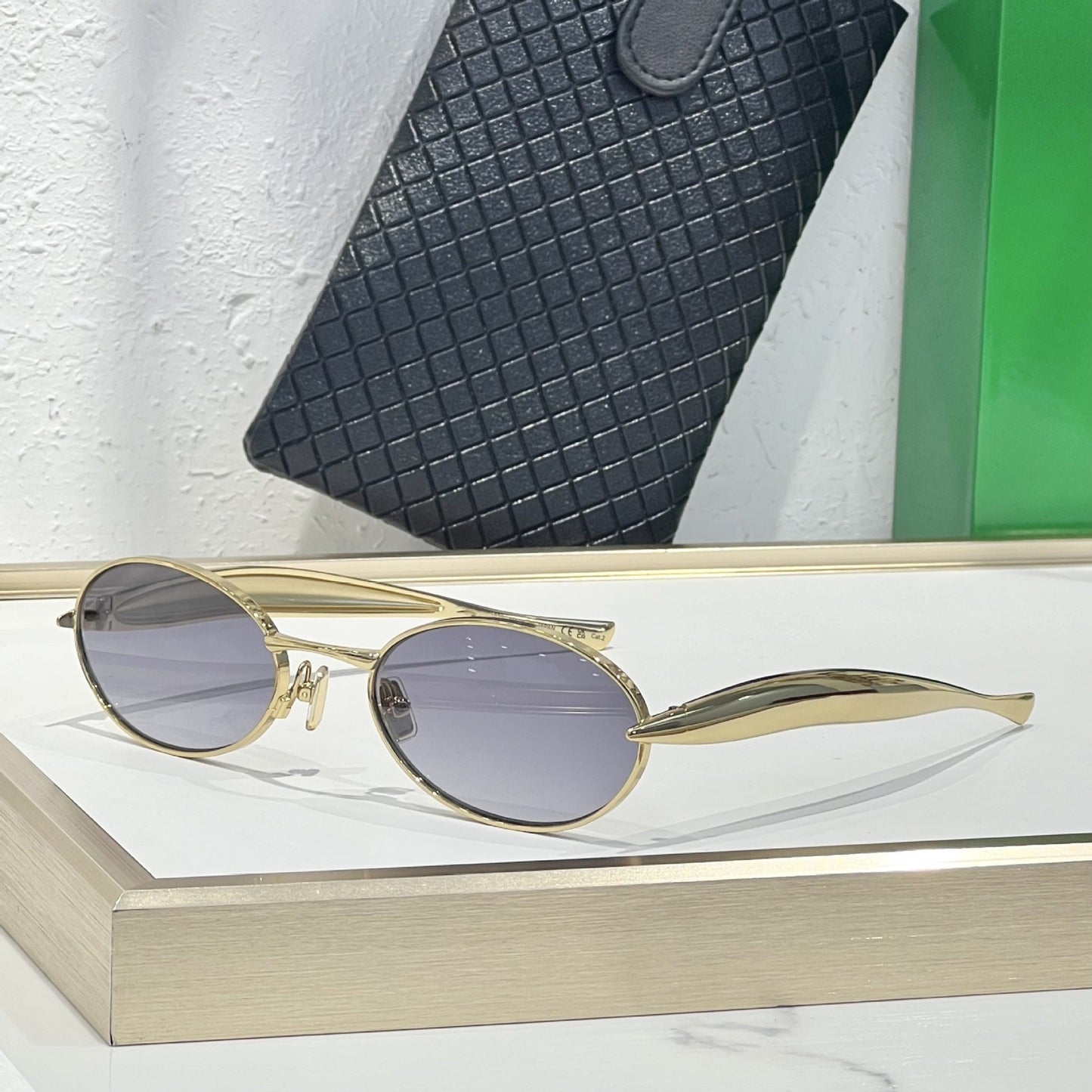 Cross-border European and American Sardines Metal Sunglasses Men's High-end Fashion Glasses Big-name Sunglasses Women's UV Protection