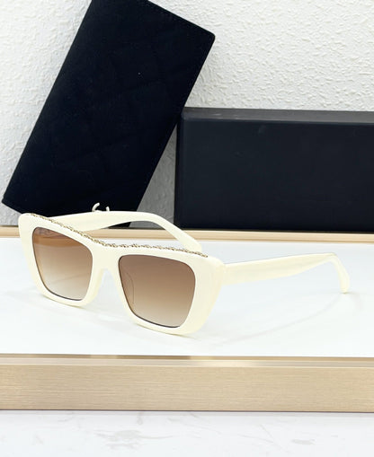 Cross-border Plate Butterfly Cat Eye Sunglasses Women's High-quality Fashion Sunglasses Trendy Sunshade UV-proof Glasses