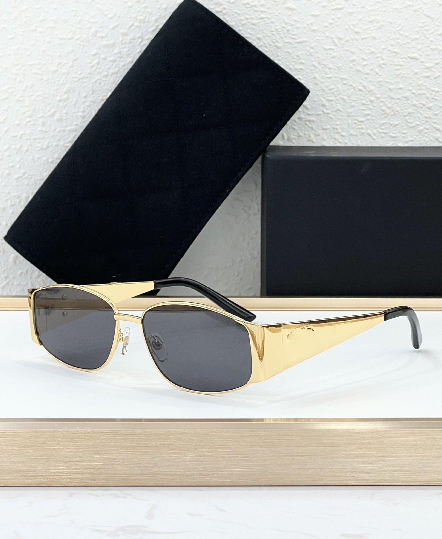 Arc De Triomphe Sunglasses Women's High-end Sunglasses Fashion Versatile Personality Retro Small Frame UV Protection 08846