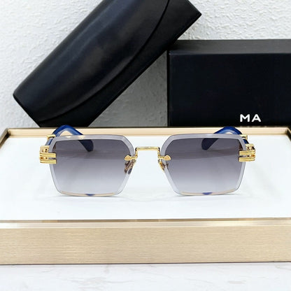 Cross-border New Sunglasses Hot-selling MAY Fashion Luxury Frameless Sunglasses Men's and Women's High Version UV Protection