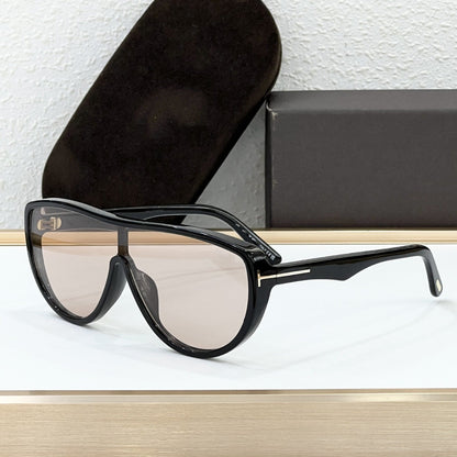 Cross-border European and American Fashion Sunglasses Men's High-end Sense Personalized Large-frame Toad Glasses Big-name Sunglasses Women's UV Protection