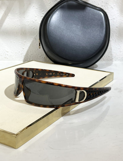 D Home One-piece One-piece Futuristic Headband Women's Sunglasses European and American Ins Style Fashion Trend Cross-border Sunglasses M1U