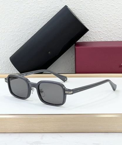 CAR New Rectangular Full Frame Simple Plate Personalized Sunglasses Men's and Women's Color-changing Sunglasses UV Protection CT0539S