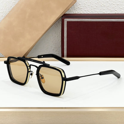 Cross-border JACQ Fashion Handmade Glasses Women's High-end Sense Big-name Sunglasses Men's UV-proof High-version Sunglasses Tide