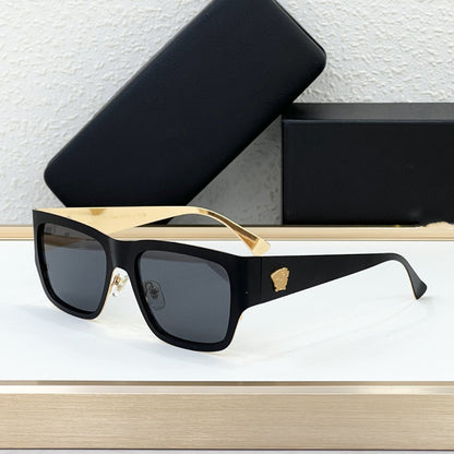 Cross-border Special Supply for Fan Family Personalized Box Sunglasses Men's Outdoor Sunshade Fashion Sunglasses Women's Advanced Sense of Anti-ultraviolet