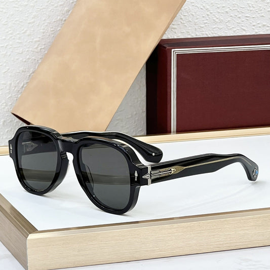 Cross-border JACQ Turquoise Japanese Handmade Glasses Fashion Sunglasses Men's High-end Sunglasses Women's UV Protection