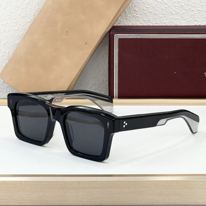 Cross-border JACQ New Fashion Box Sunglasses Men's High-end Sense Retro Versatile Sunscreen Sunglasses Women's UV Protection