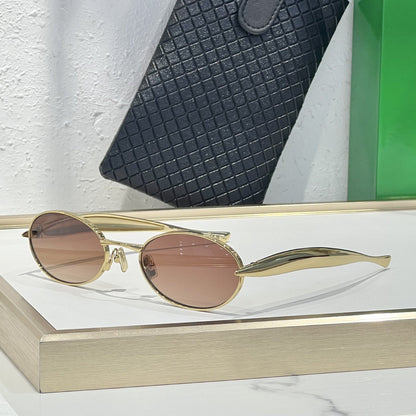 Cross-border European and American Sardines Metal Sunglasses Men's High-end Fashion Glasses Big-name Sunglasses Women's UV Protection