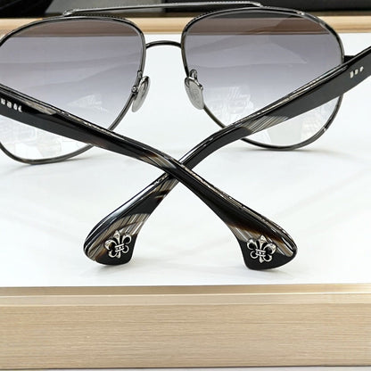 Croix Cross-border High-end Titanium Version Metal Box Luxury Sunglasses Party Street Shooting Cool Sunglasses CH8308