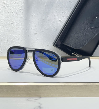 PRA Cross-border Fashion Toad Round Sports Classic Red Label Men's Sunglasses Ultra-light Outdoor Women's Sunglasses SPR56XS