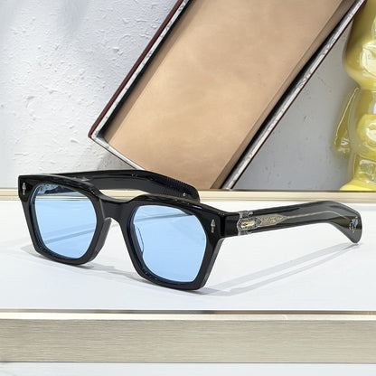 Top Quality Cross-border Fashion Light Luxury Turquoise Square Vacation Sunglasses Sunglasses for Men and Women STERETT