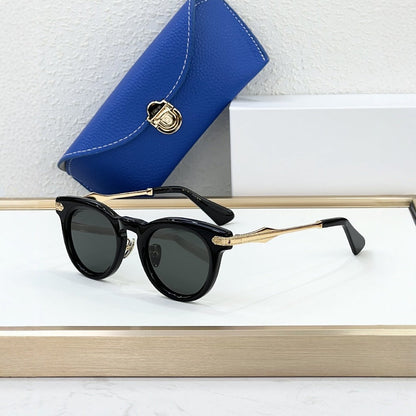 2025 New High-end Fashion Sunglasses Men's Ins Sunglasses Women's Big Face Thin Anti-ultraviolet Cross-border Europe and The United States