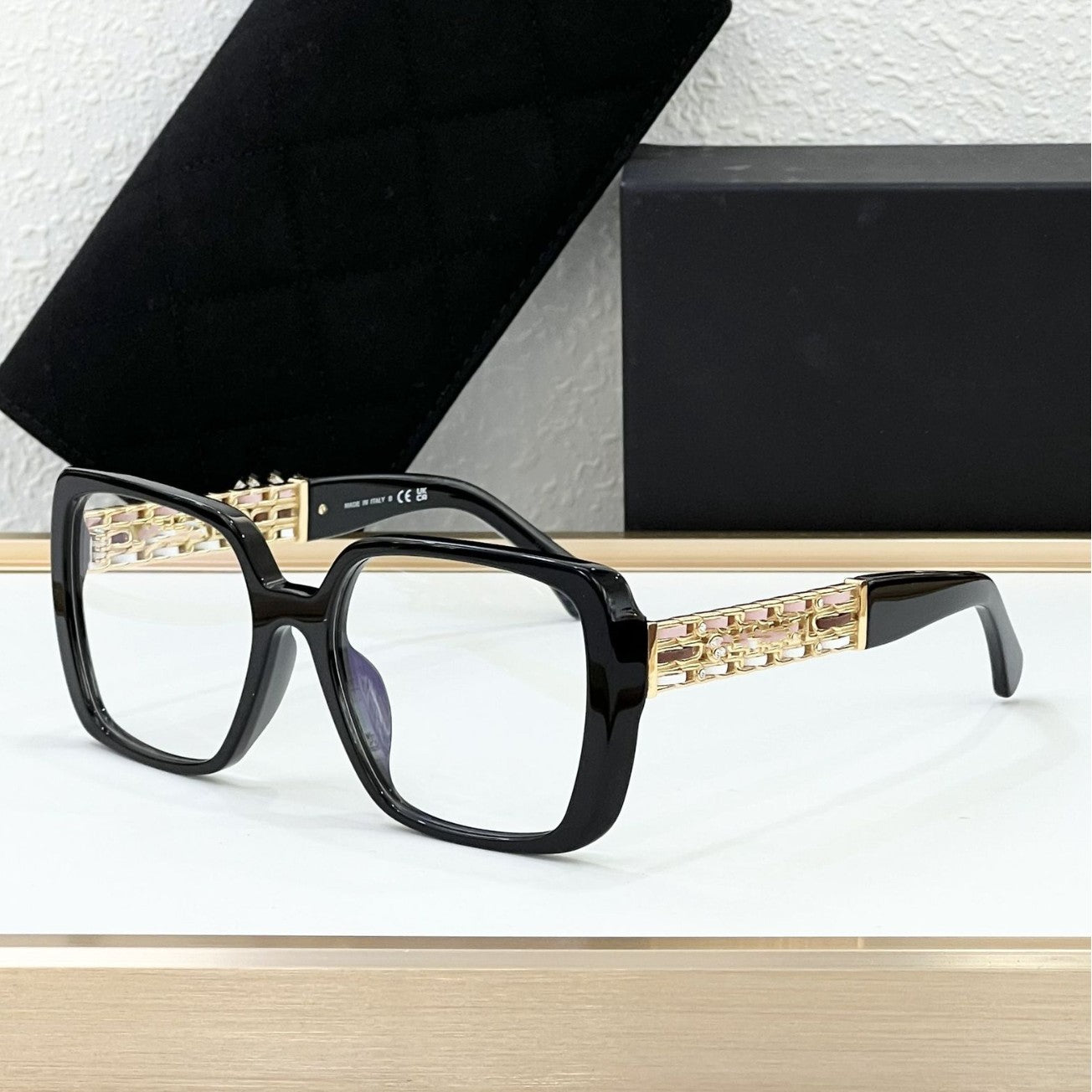 New Xiaoxiangfeng Sunglasses Women's High-end Fashion Large-frame Square Retro Wind Sunshade UV-proof Sunglasses