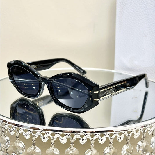 2024 Internet Celebrity Explosion D Home Retro Cat Eye Sunglasses Women's High Sense Fashion Versatile Sunglasses UV Protection B1U