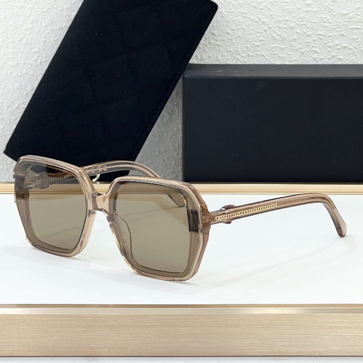 Cross-border Fashion Sunglasses Women's High-end Xiaoxiang Glasses 5918-S Trendy Street Photo Sunshade Sunglasses High Version