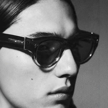 JACQ Cross-border Turquoise Handmade Glasses High-quality Sunglasses Men's Advanced Sense Big-name Sunglasses Women's UV Protection