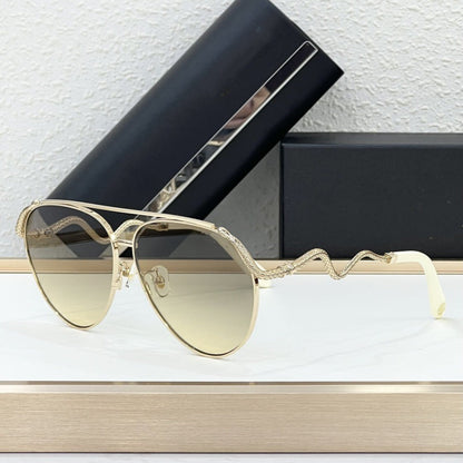 Cross-border European and American New Fashionable Versatile Metal Sunglasses Men's Driving UV Protection Sunglasses Women's High Sense