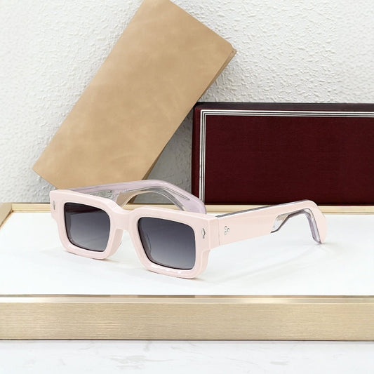 JMM ASCARI Cross-border High-end Retro Square Iron Man Vinegar Fiber Cool Men's and Women's Sunglasses JACQ