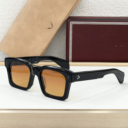 Cross-border JACQ New Fashion Box Sunglasses Men's High-end Sense Retro Versatile Sunscreen Sunglasses Women's UV Protection