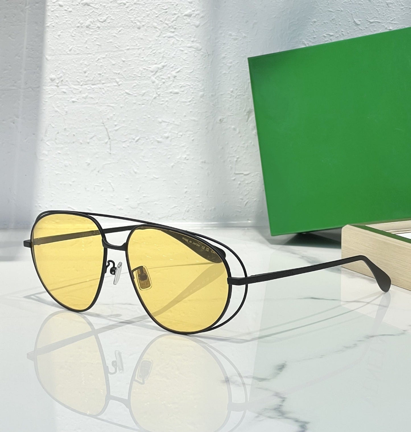 Cross-border BV1344S Pilot Sunglasses Toad Glasses Men's Metal Frame Sunglasses Women's Advanced Sense UV Protection