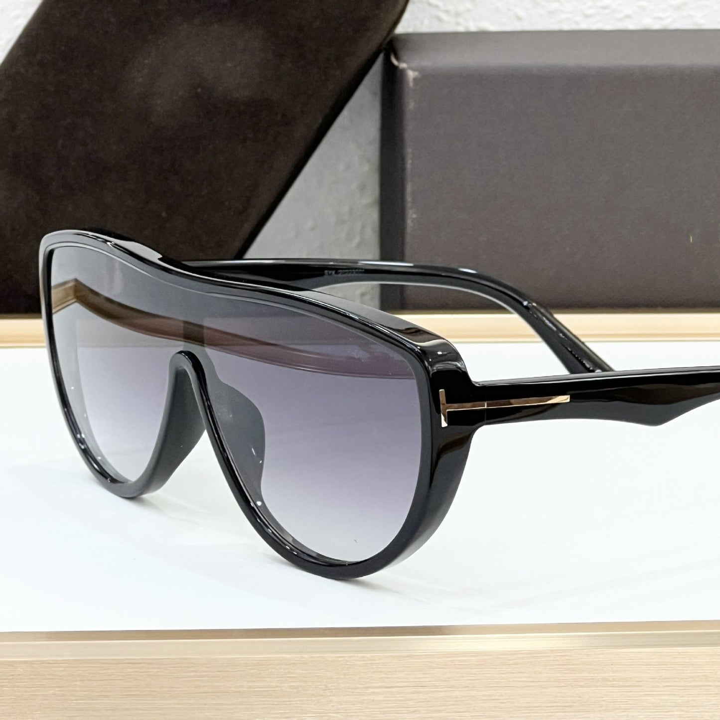 Cross-border European and American Fashion Sunglasses Men's High-end Sense Personalized Large-frame Toad Glasses Big-name Sunglasses Women's UV Protection