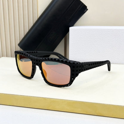 Cross-border New Light Luxury Fashion 3D Printing Cool Hollow Ultra-light Spice Girl Women's Sunglasses Outdoor Sunscreen Men's Sunglasses
