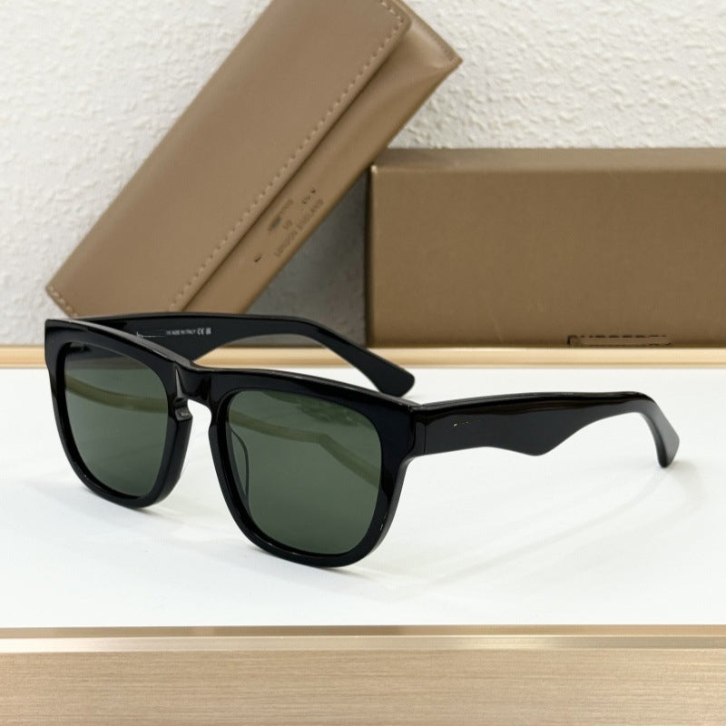 Cross-border Exclusive Supply of European and American Style Ins Personalized Sunglasses Women's High-end Plate Fashion Sunglasses Trendy Men UV Protection