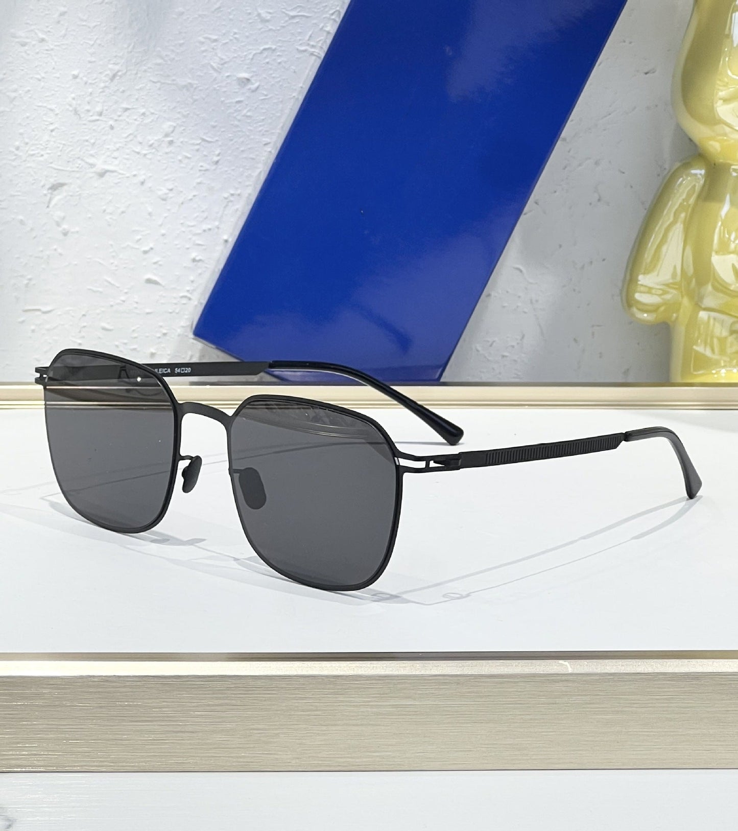 Cross-border Fashion Square Sunglasses Men's High-end Sense Light Luxury Versatile High Version Sunglasses Women's UV Protection ILEICA