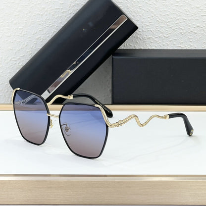 Cross-border European and American New SRC035M Metal Sunglasses Men's High-end UV-proof Sunglasses Women's High-end Sense