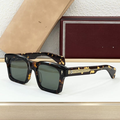 Cross-border JACQ New Fashion Box Sunglasses Men's High-end Sense Retro Versatile Sunscreen Sunglasses Women's UV Protection