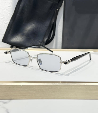 Cross-border K Home Fashion Light Luxury Small Square Metal Trend Edition Holiday Premium Sunglasses Men's and Women's Sunglasses P73