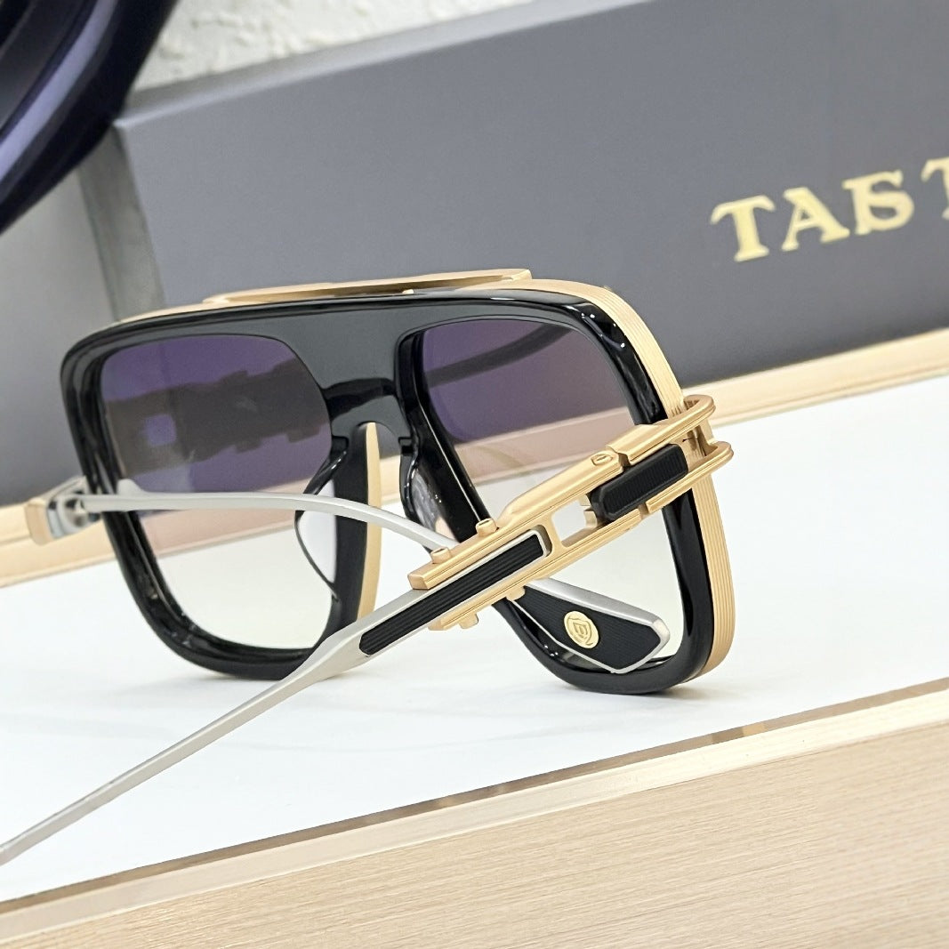 Cross-border Fashion Light Luxury Metal Toad Frame Vacation Trendy Men and Women Sunglasses Party Photo TOP Sunglasses DTS460