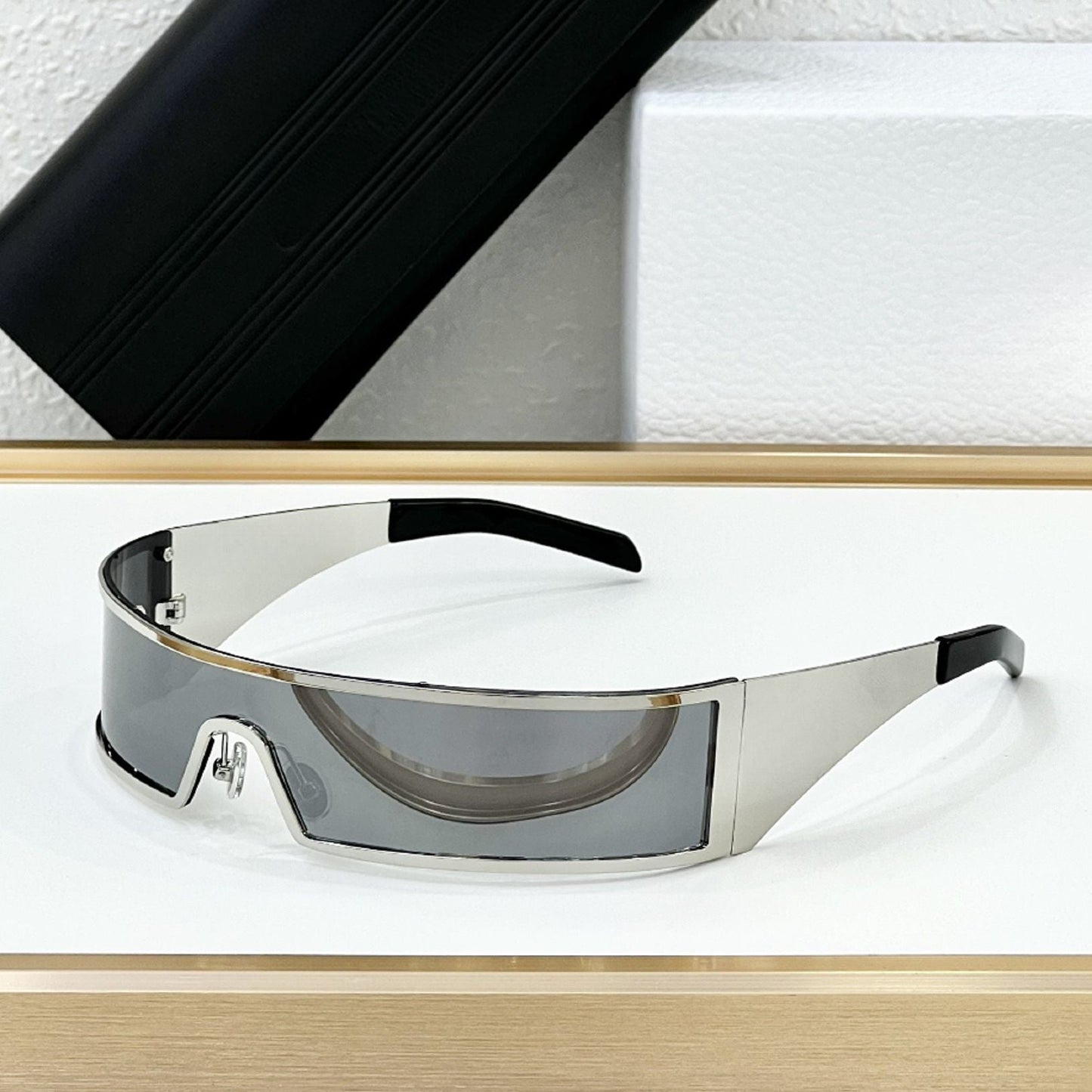 D New Fashion Design Headband Sunglasses Xiaohongshu Same Outdoor Sports Sunglasses High Sense of Tide Punk