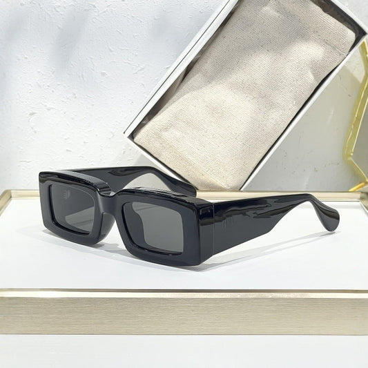 JACQU JAC235 TOP QUALITY Fashion Light Luxury Heavy Plate Square Vacation UV-proof Men's and Women's Sunglasses