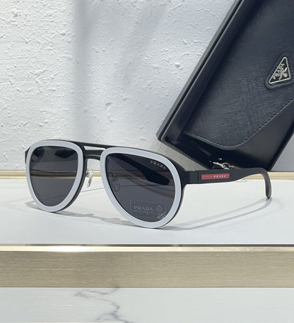 PRA Cross-border Fashion Toad Round Sports Classic Red Label Men's Sunglasses Ultra-light Outdoor Women's Sunglasses SPR56XS