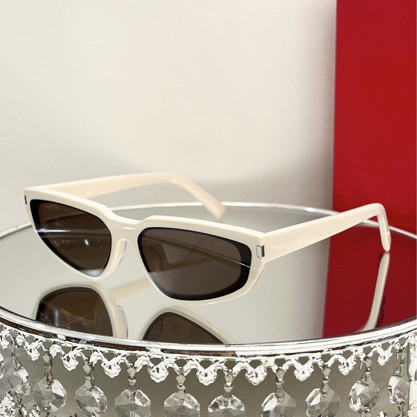 Park Caiying Same Style, High-quality Cat Eye Sunglasses Women's Cross-border Versatile Fashion Sunglasses UV Protection SL634