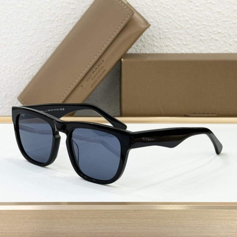 Cross-border Exclusive Supply of European and American Style Ins Personalized Sunglasses Women's High-end Plate Fashion Sunglasses Trendy Men UV Protection