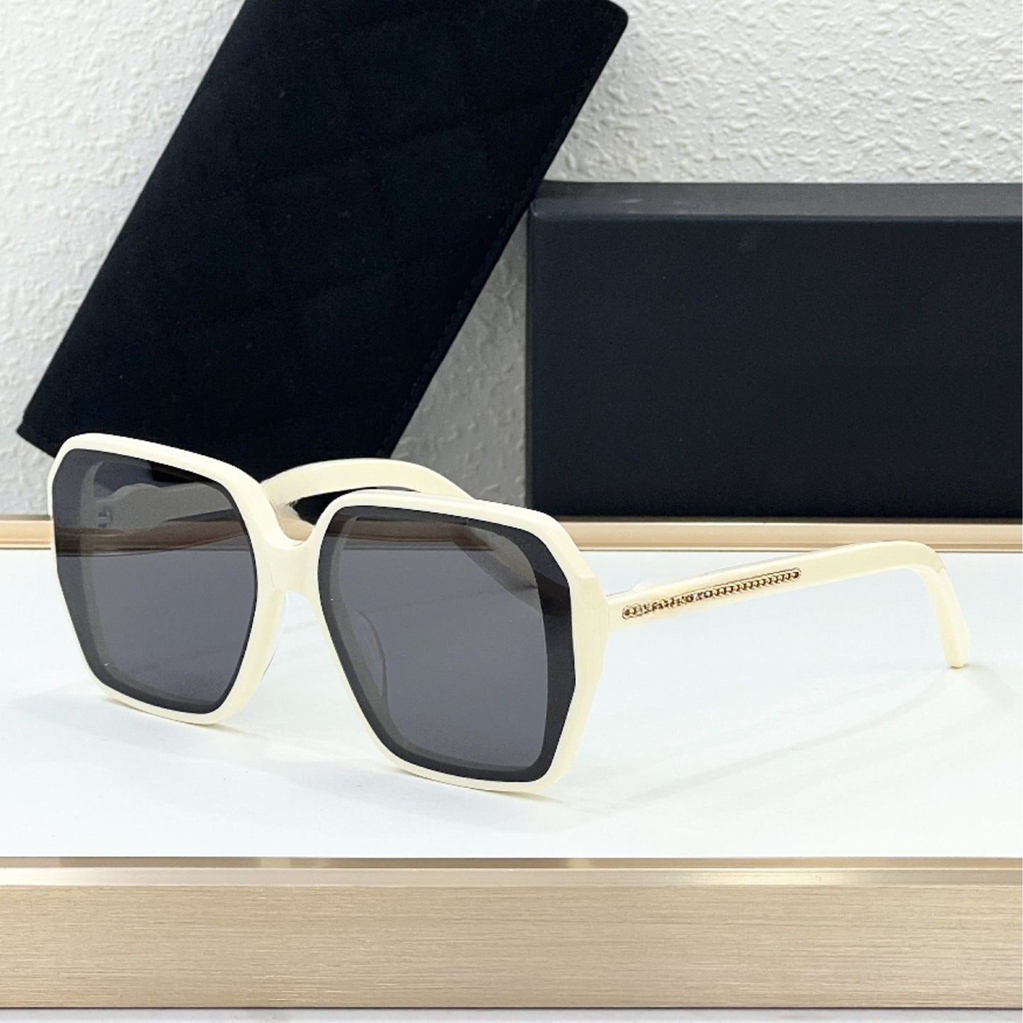 Cross-border Fashion Sunglasses Women's High-end Xiaoxiang Glasses 5918-S Trendy Street Photo Sunshade Sunglasses High Version