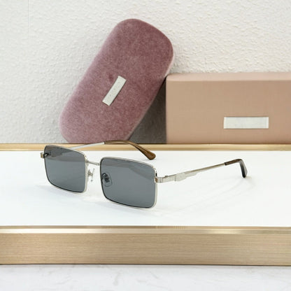 2025 New Product Home Sunglasses Women's High Sense Xiaohongshu INS Internet Celebrity Same Frame Metal Fashion Sunglasses