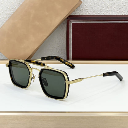 Cross-border JACQ Fashion Handmade Glasses Women's High-end Sense Big-name Sunglasses Men's UV-proof High-version Sunglasses Tide