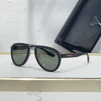 PRA Cross-border Fashion Toad Round Sports Classic Red Label Men's Sunglasses Ultra-light Outdoor Women's Sunglasses SPR56XS