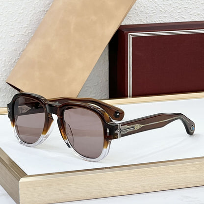 Cross-border JACQ Turquoise Japanese Handmade Glasses Fashion Sunglasses Men's High-end Sunglasses Women's UV Protection