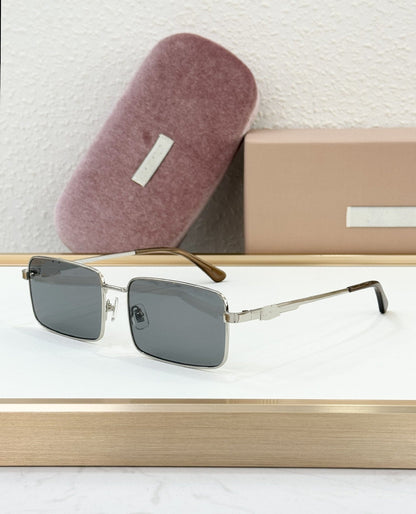 2025 New Product Home Sunglasses Women's High Sense Xiaohongshu INS Internet Celebrity Same Frame Metal Fashion Sunglasses