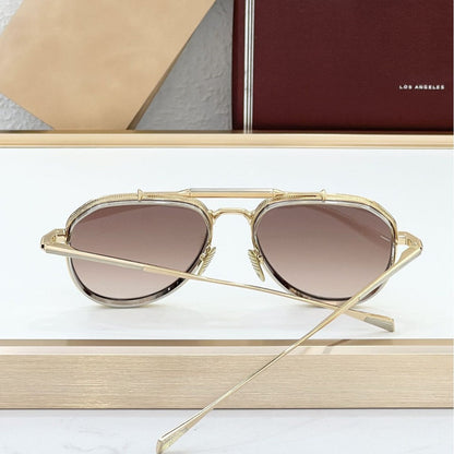 JACQ Cross-border Fashion Luxury Metal Frame Sunglasses High Version Men's and Women's Sunglasses UV Protection COMMANDER