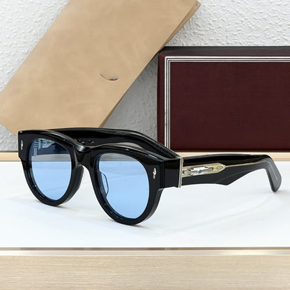 JACQ Cross-border Turquoise Handmade Glasses High-quality Sunglasses Men's Advanced Sense Big-name Sunglasses Women's UV Protection