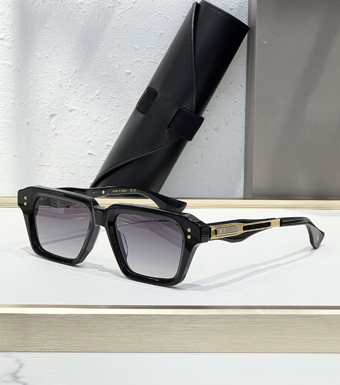 Cross-border Europe, America, Luxury Fashion High-end Sunglasses Japanese-style Vacation Square Men's and Women's Sunglasses Party DTX459