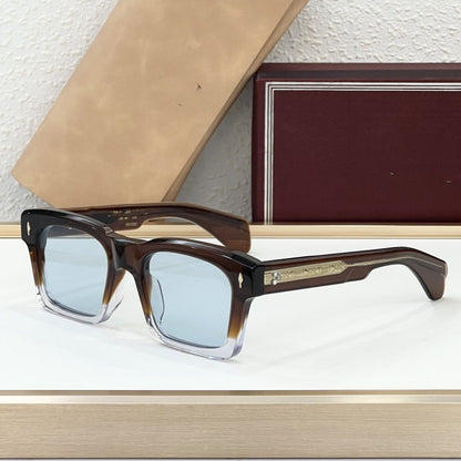 Cross-border JACQ New Fashion Box Sunglasses Men's High-end Sense Retro Versatile Sunscreen Sunglasses Women's UV Protection